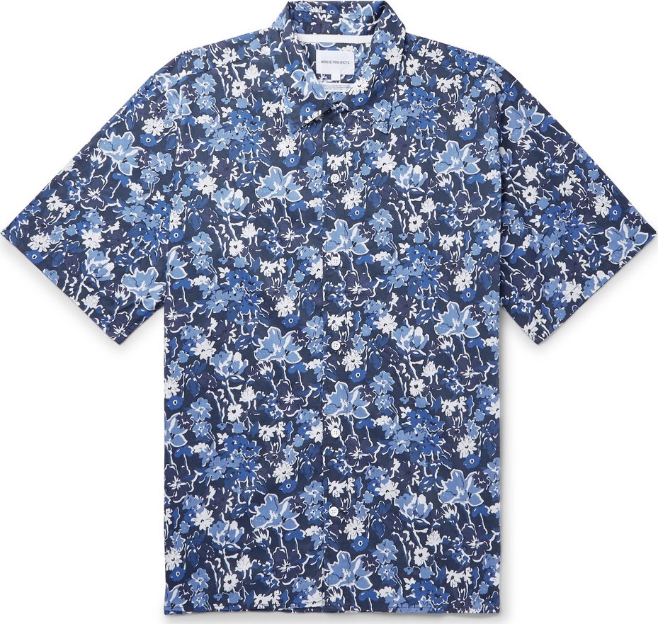 Norse Projects Carsten Printed Cotton Shirt