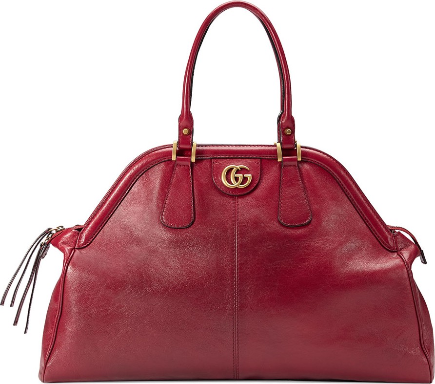 Gucci RE(BELLE) Large Leather Top Handle Bag
