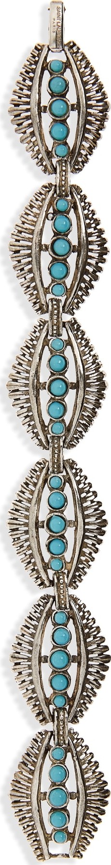 Saint Laurent Mini Cabochon Bracelet