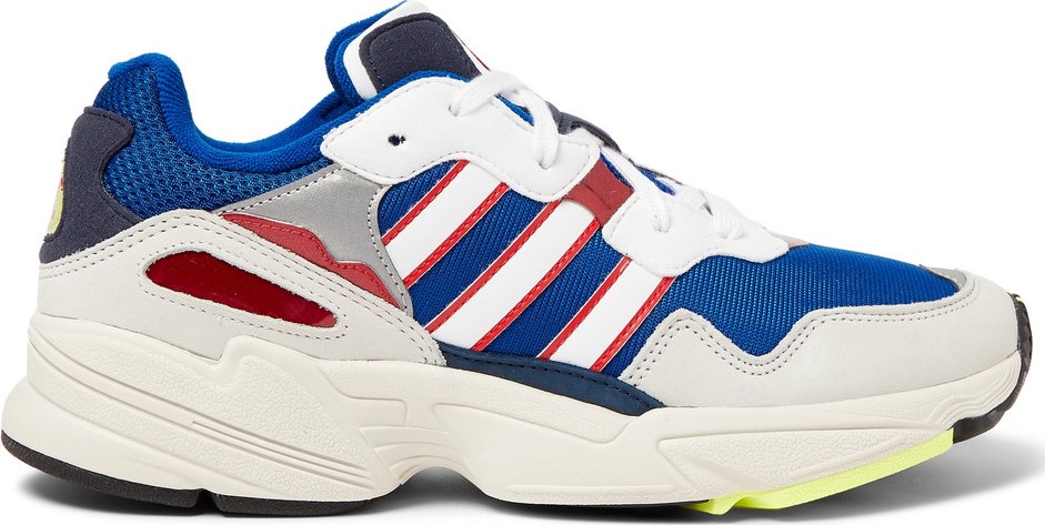 Adidas Originals Yung 96 Suede, Leather and Mesh Sneakers
