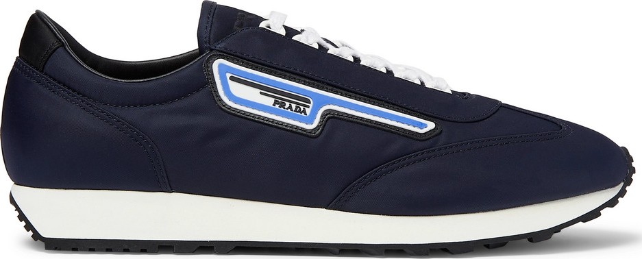 Prada Milano 70 Rubber and Leather-Trimmed Nylon Sneakers