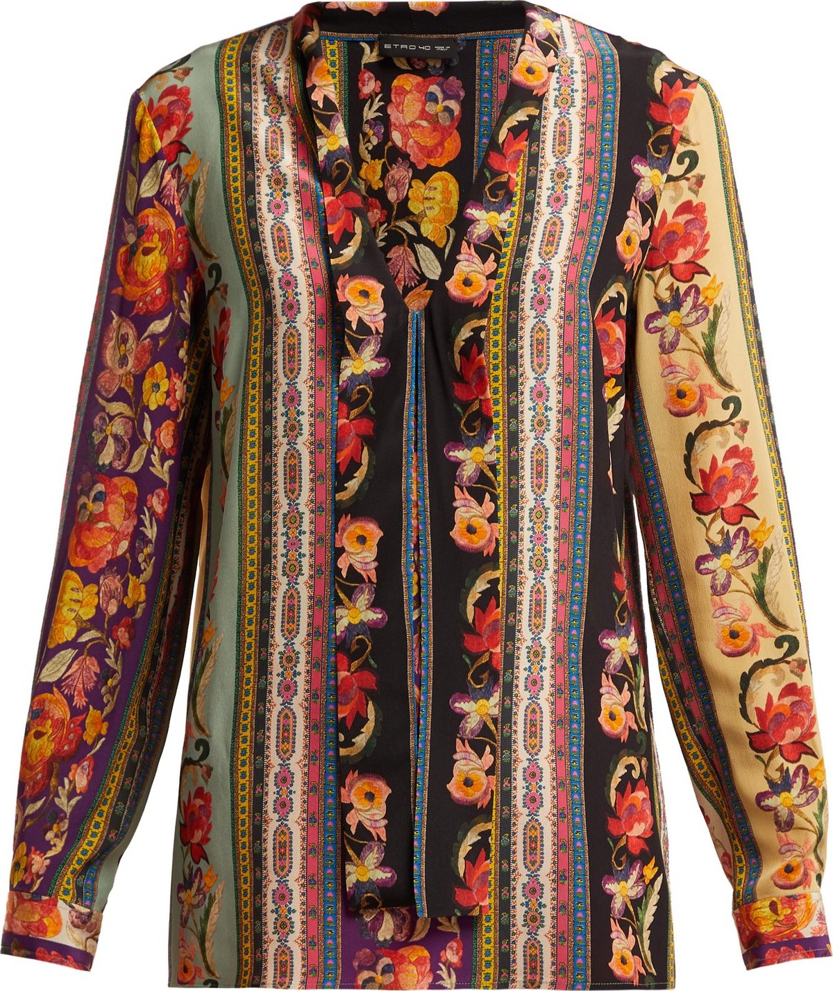 Etro Striped silk blouse