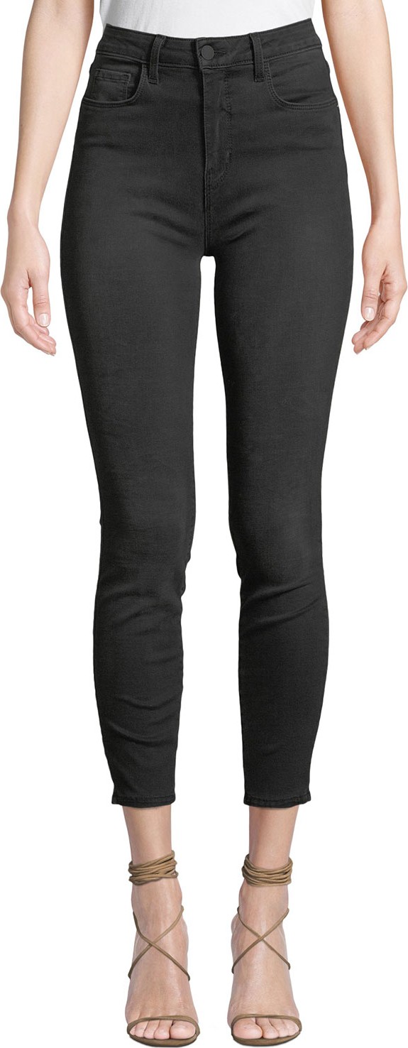 L'AGENCE Margot High-Rise Ankle Skinny Jeans