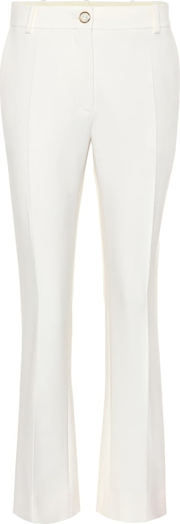 Valentino Cropped wool-blend pants