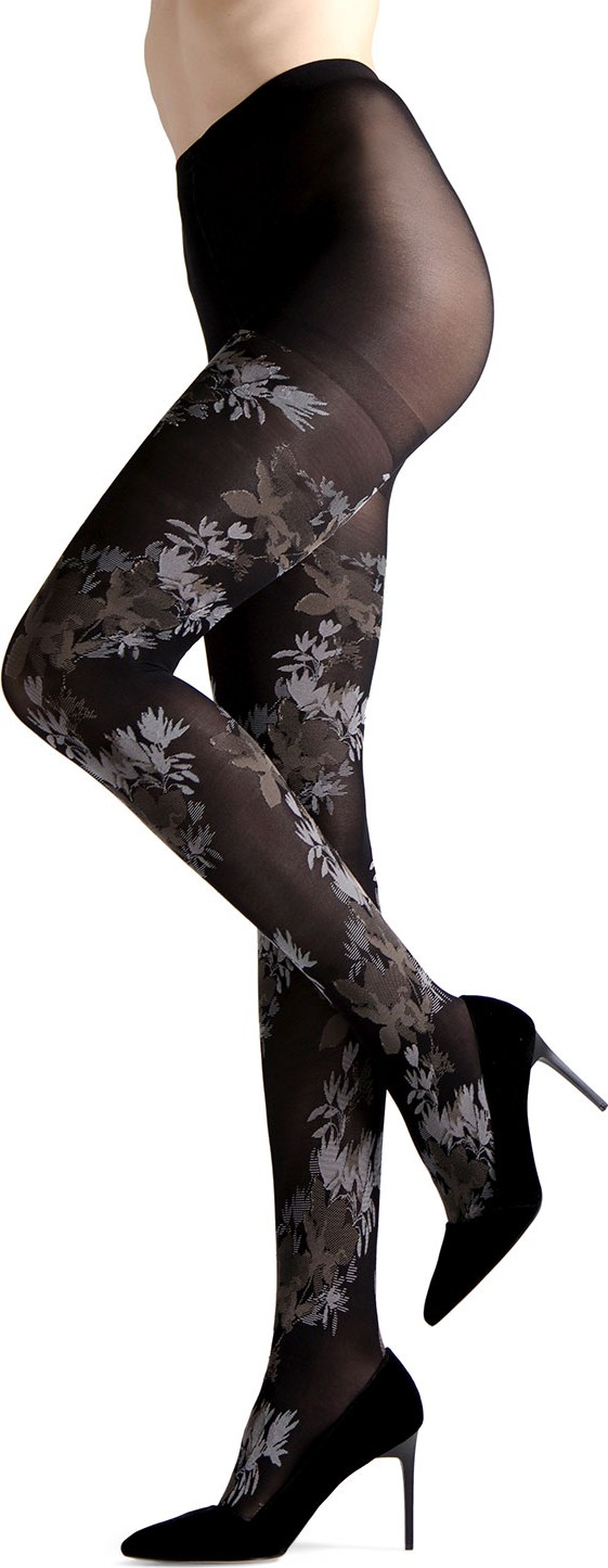 Natori Brushed Deco Control-Top Tights
