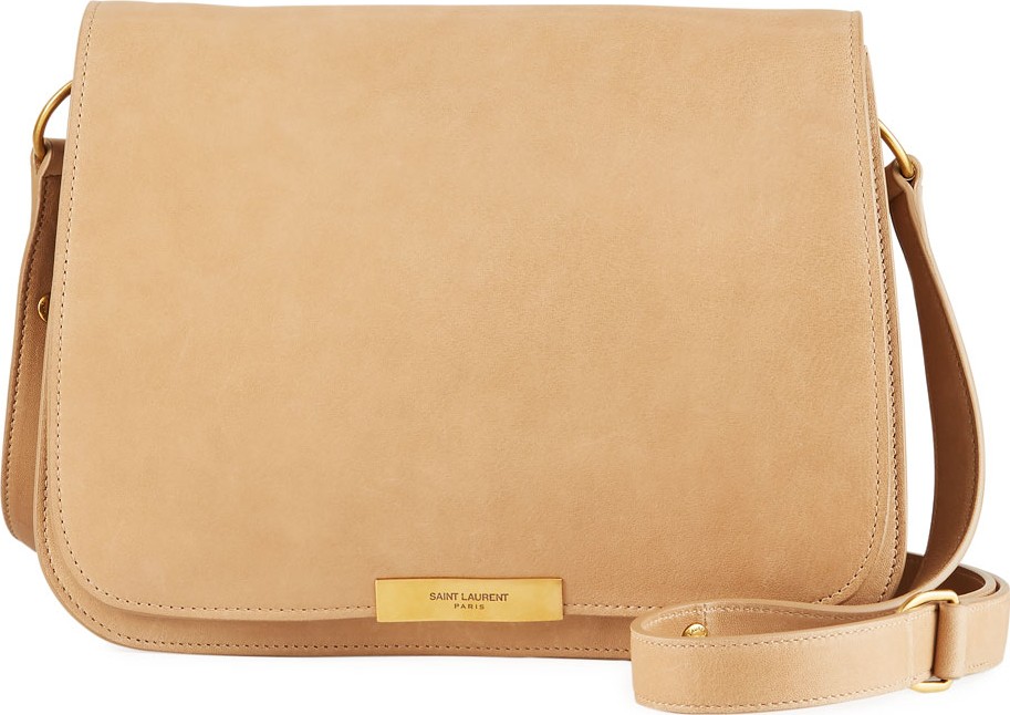 Saint Laurent Amalia Medium Leather Full Flap Crossbody Bag