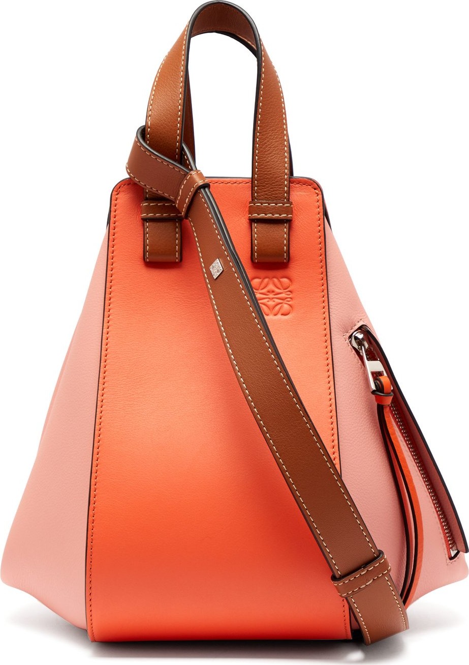 LOEWE Hammock small grained-leather tote bag