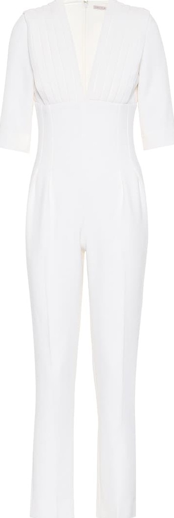 Emilia Wickstead Bella wool jumpsuit