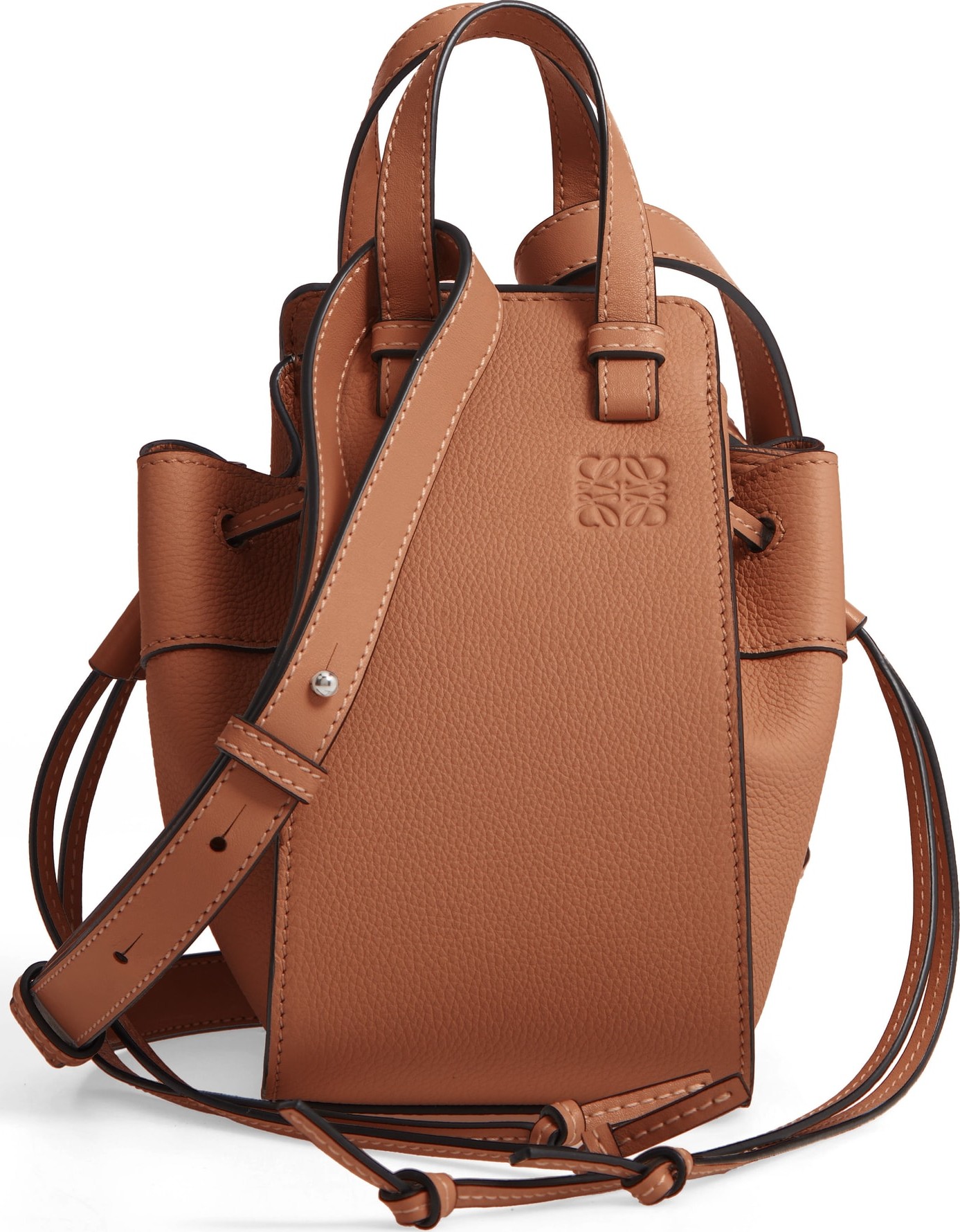LOEWE Mini Hammock Calfskin Leather Hobo Bag