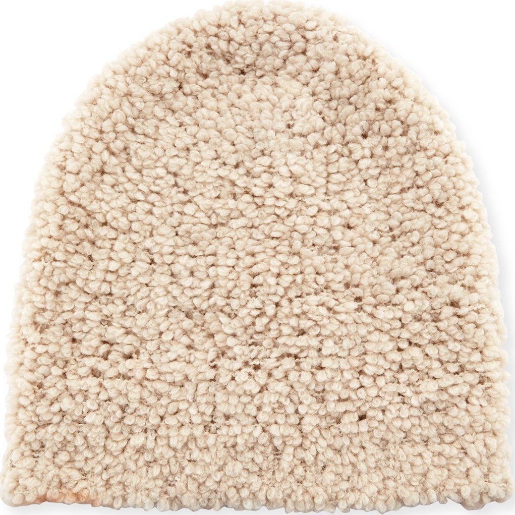 Eileen Fisher Solid Plush Beanie Hat