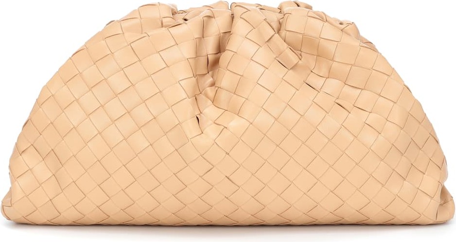 Bottega Veneta The Pouch intrecciato leather clutch