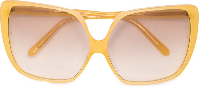 Linda Farrow oversized square sunglasses