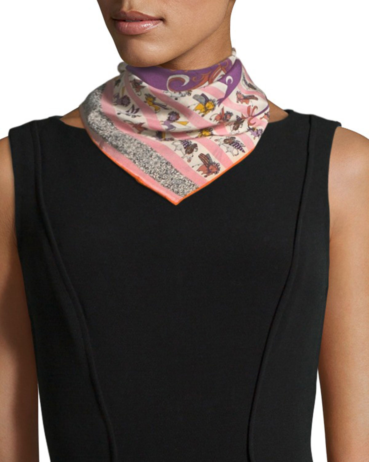 rumisu Pixiu Mini Silk Scarf