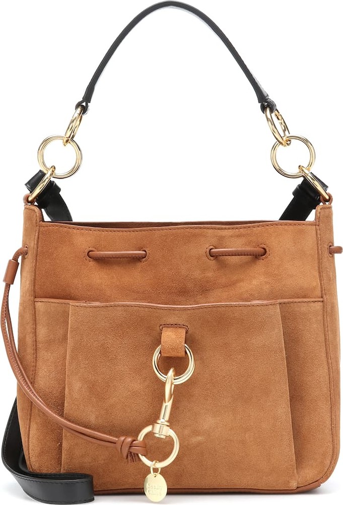 See By Chloé Tony Medium suede bucket bag