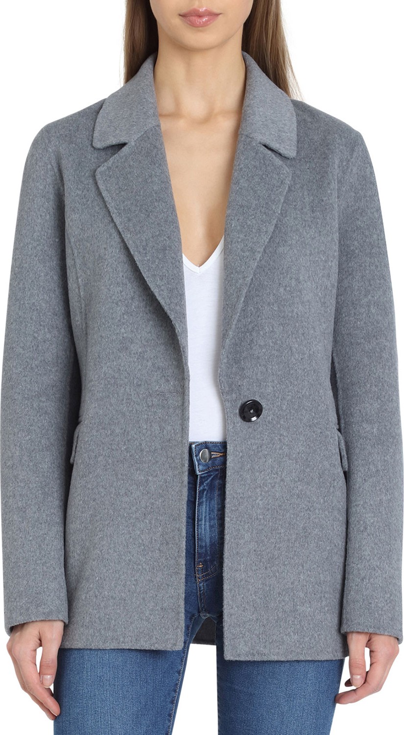 Badgley Mischka Bailey Double Face Wool Blazer