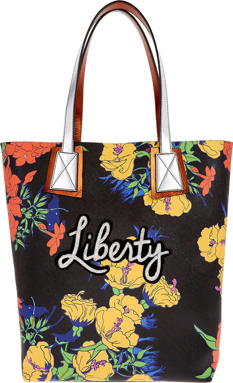 Liberty London RQ Phlox Merton Floral Tote Bag