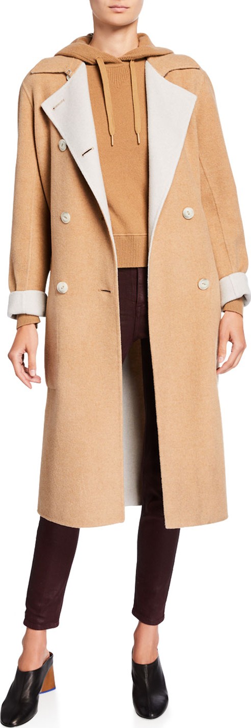 Rag & Bone Rach Reversible Wool Belted Coat