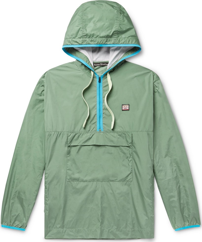 Acne Studios Osaze Logo-Appliquéd Nylon Hooded Anorak