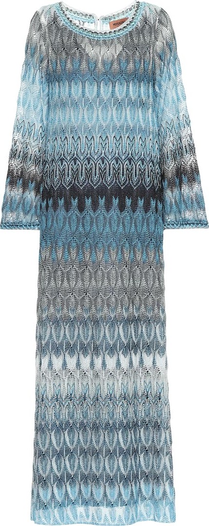 Missoni Striped knit maxi dress