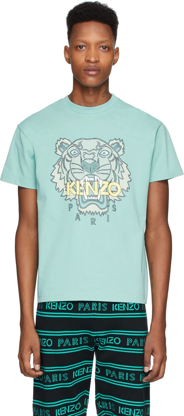 KENZO Blue Tiger T-Shirt