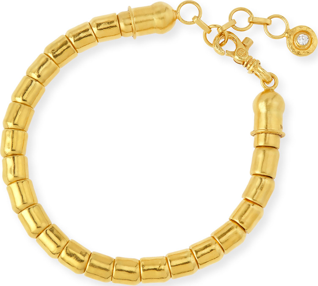 GURHAN Vertigo 24k Gold Single-Strand Bracelet