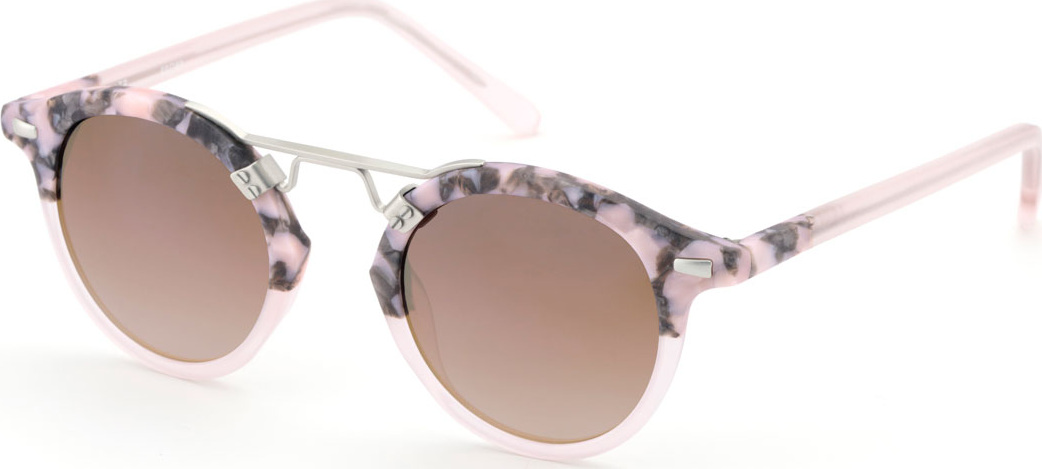 KREWE St. Louis Round Two-Tone Sunglasses