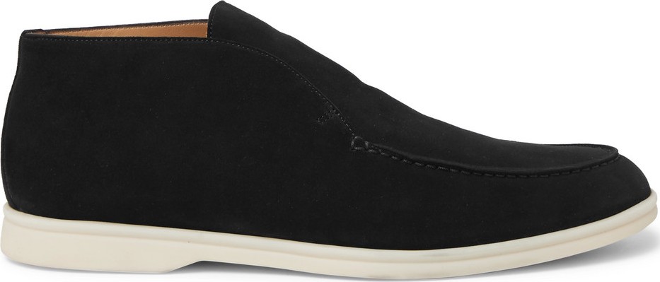 Loro Piana Open Walk Suede Boots