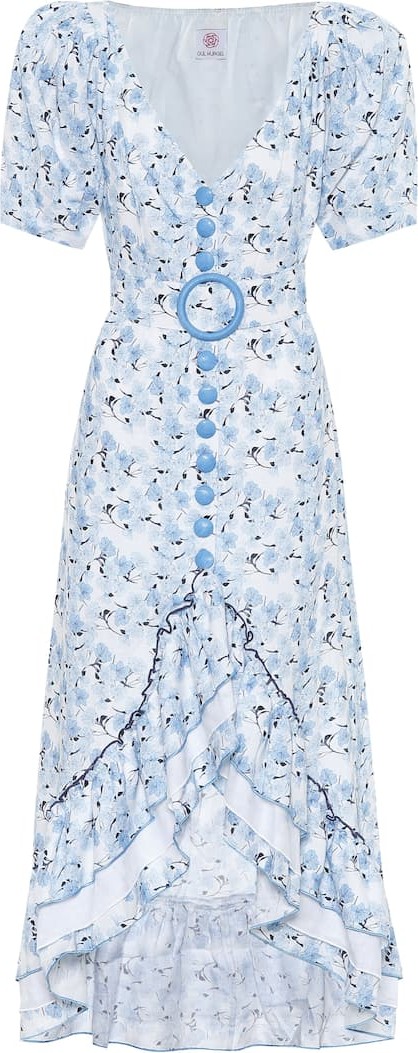 Gül Hürgel Floral linen dress