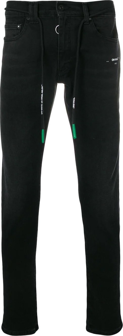 Off White slim-fit jeans