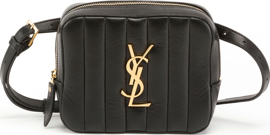 Saint Laurent Vicky Horizontal Quilted Belt Bag