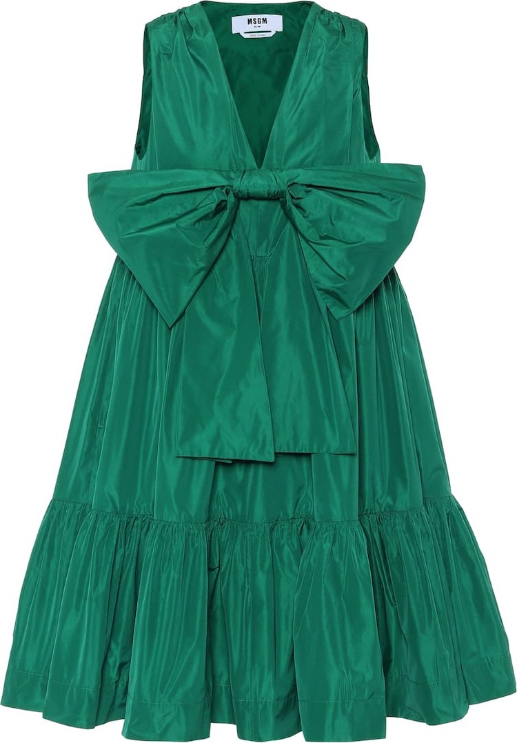 MSGM Taffeta minidress