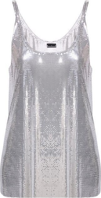 Paco Rabanne Metallic tank top