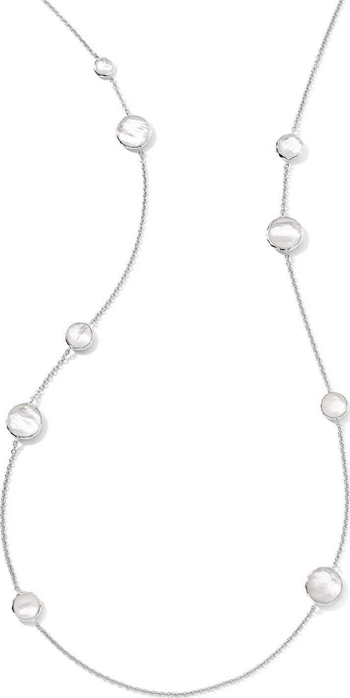 IPPOLITA Sterling Silver Wonderland Lollipop Station Necklace in Mother-of-Pearl, 40"