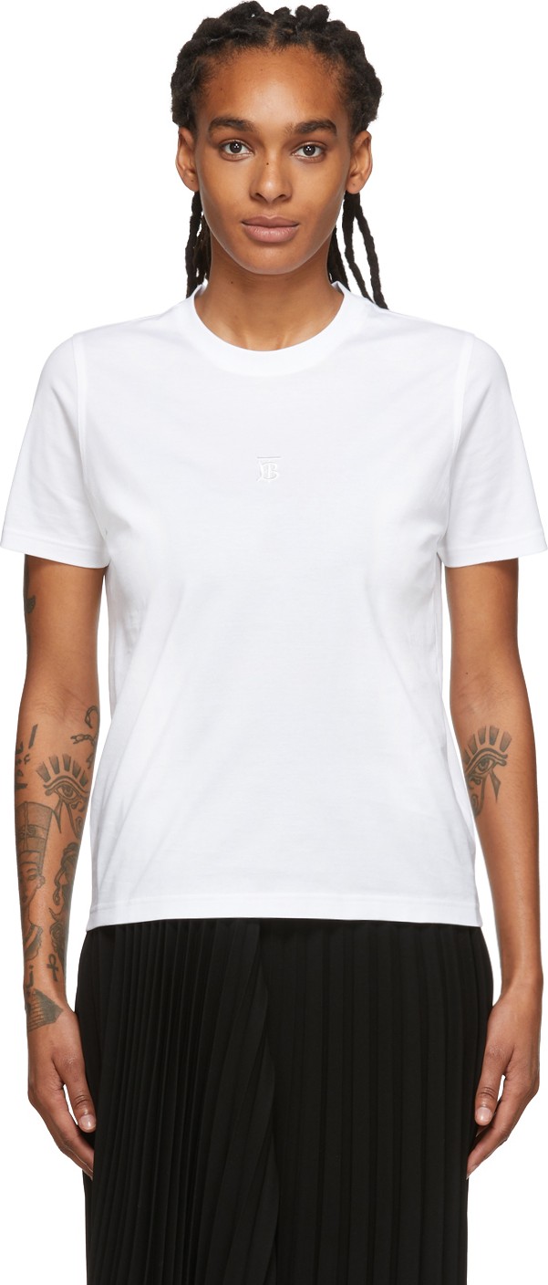 Burberry London England White Dovey T-Shirt