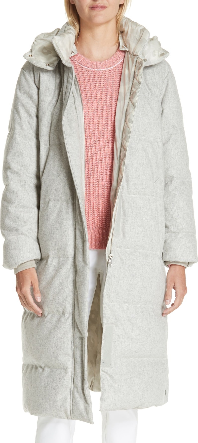 Rag & Bone Jenset Quilted Wool Blend Coat