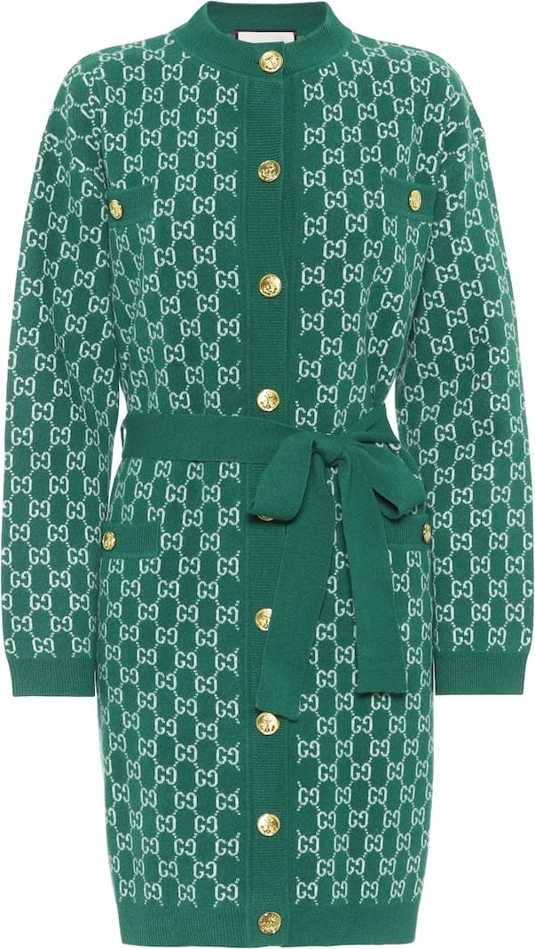 Gucci GG jacquard wool cardigan