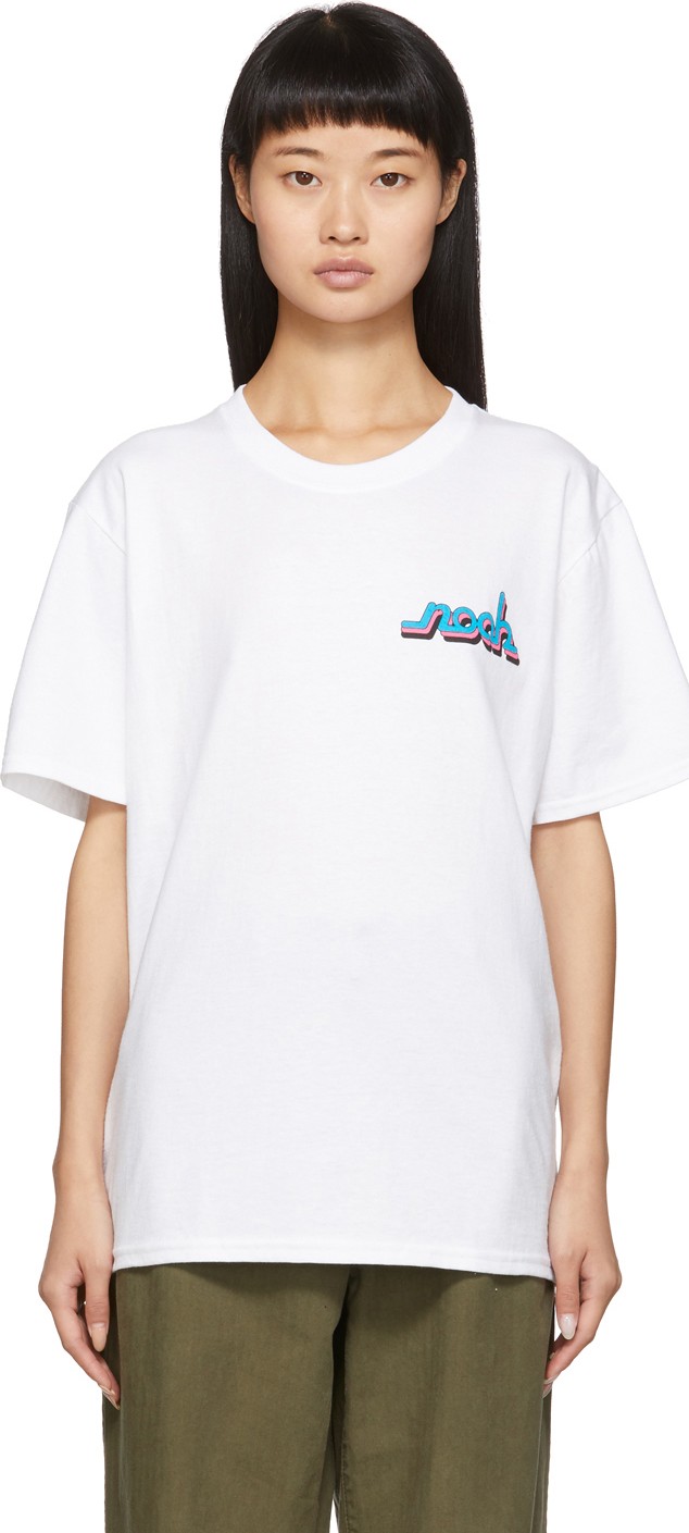 Noah NYC White Connected Logo T-Shirt