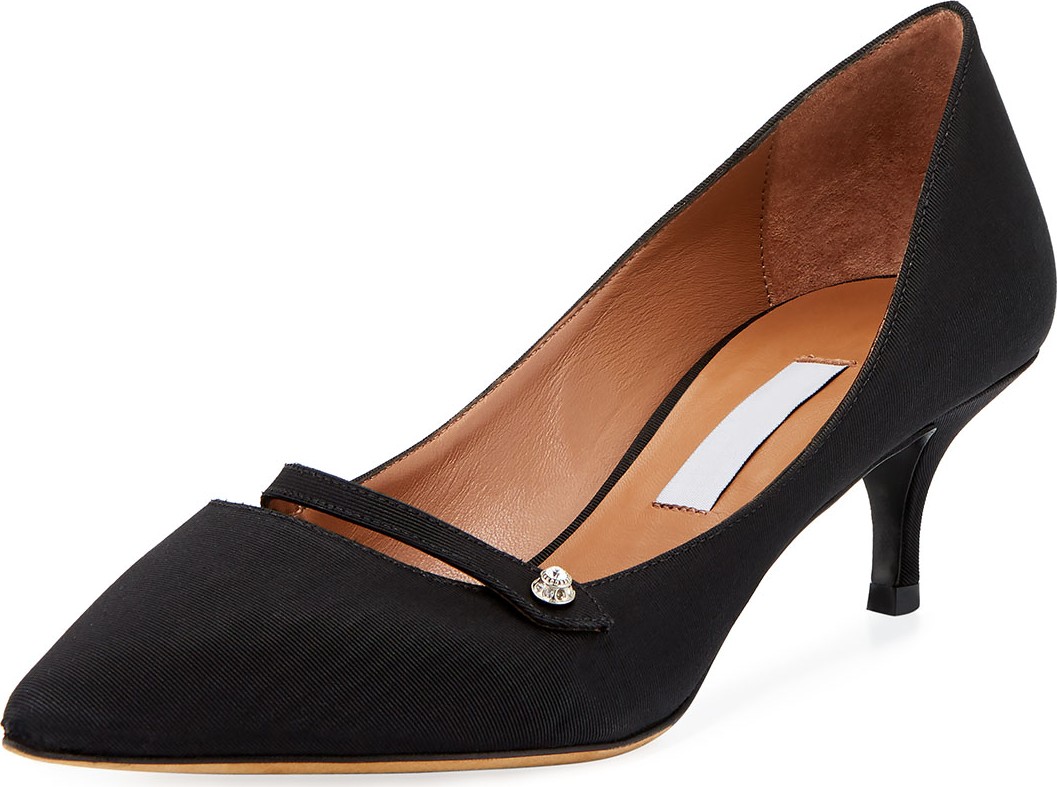 Tabitha Simmons Layton Fabric Pointed Pumps