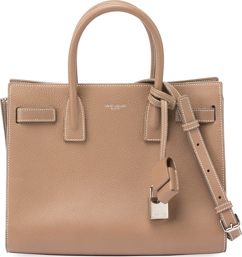 Saint Laurent SAC DE JOUR BABY CUIR GRAINE