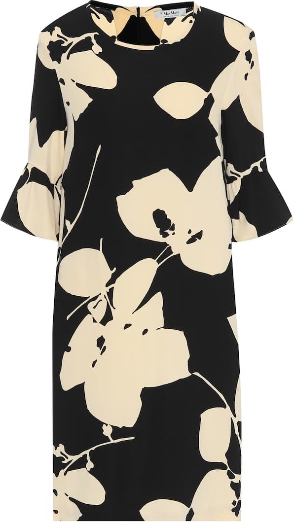 Max Mara Orca floral cady midi dress