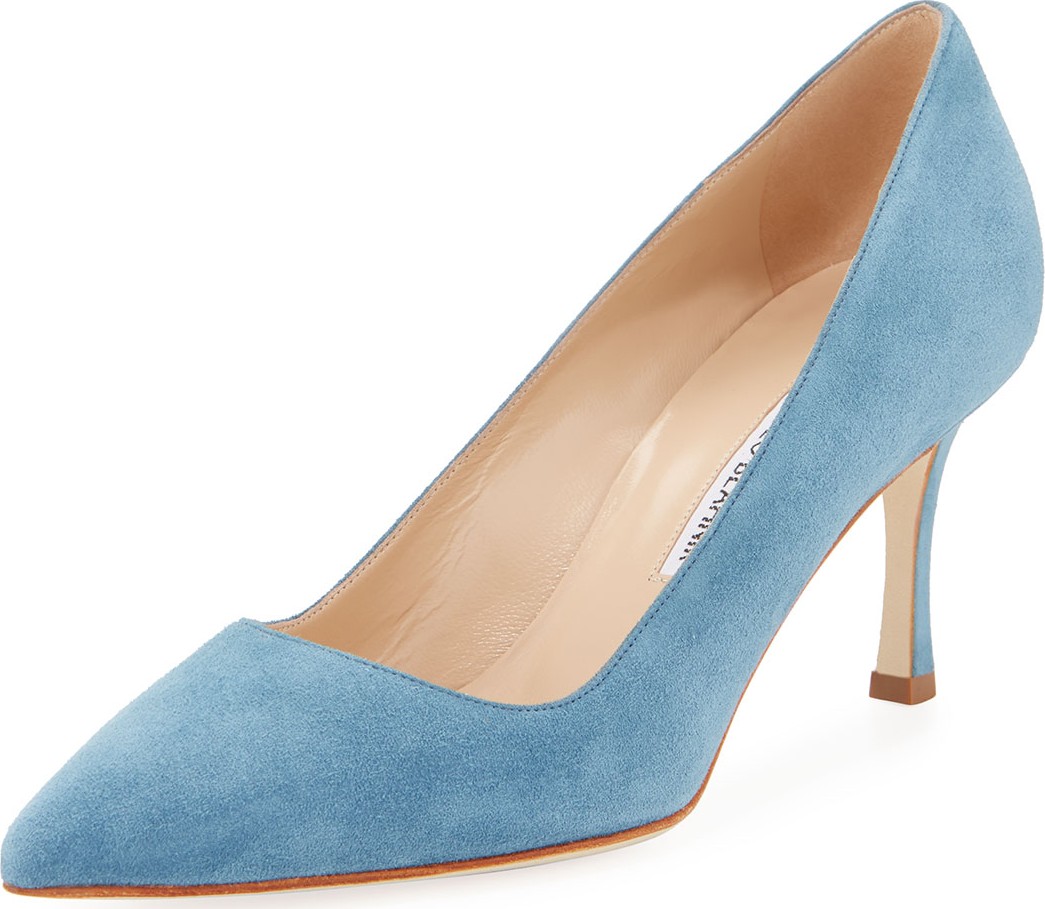 Manolo Blahnik BB Suede 70mm Pump