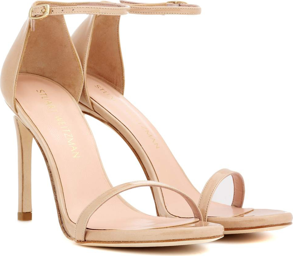 Stuart Weitzman Exclusive to mytheresa.com – Nudistsong patent leather sandals