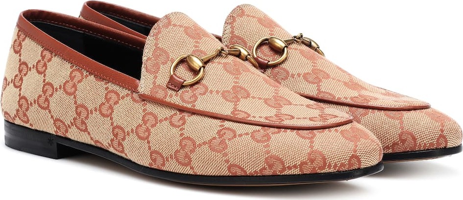 Gucci Jordaan GG canvas loafers