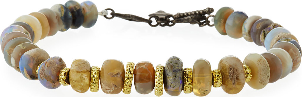 Armenta Old World Boulder Opal Beaded Bracelet