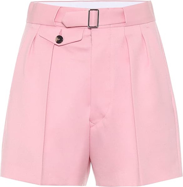 Maison Margiela High-rise wool shorts