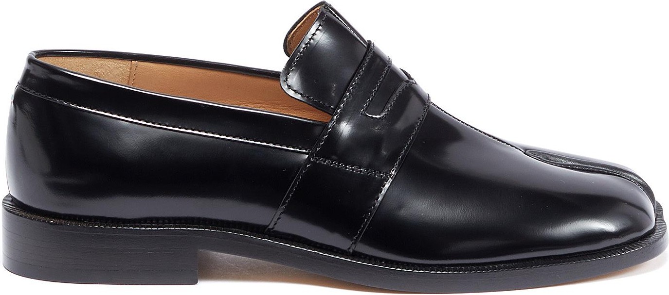Maison Margiela Tabi' flat leather loafers