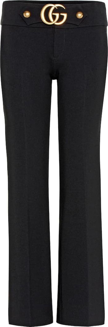 Gucci Stretch trousers with double G