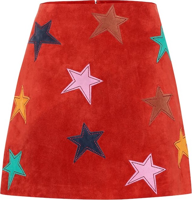 Saint Laurent Suede miniskirt