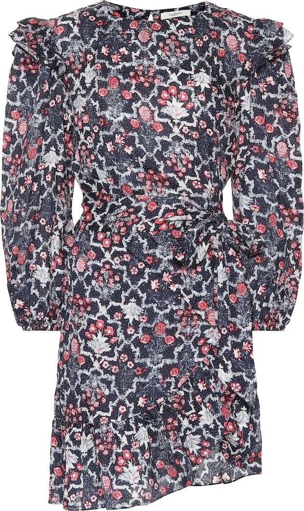 Isabel Marant Etoile Telicia printed linen minidress