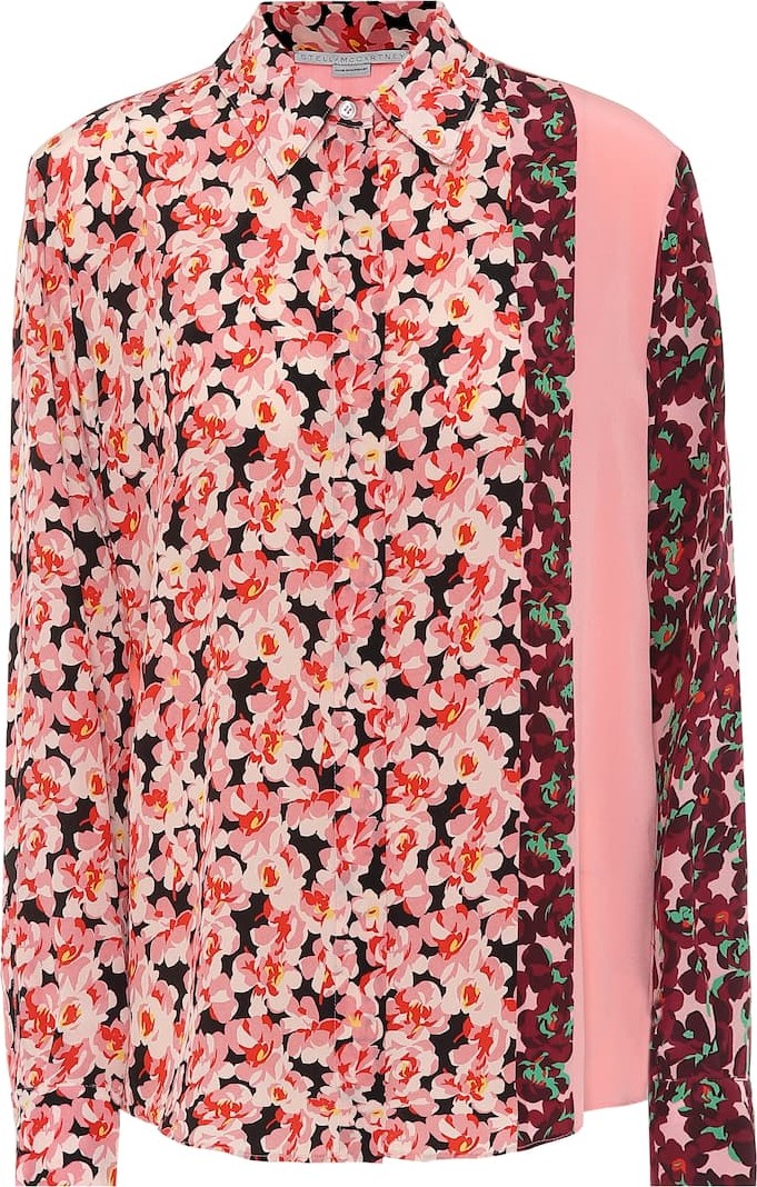 Stella McCartney Floral silk blouse